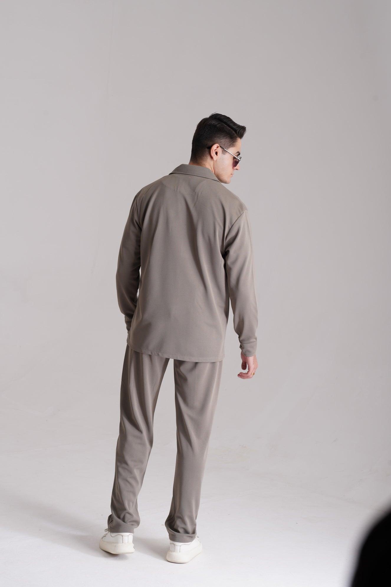 Premium Co-Ord Set Full Sleeve - Mint - Drizzle.pk