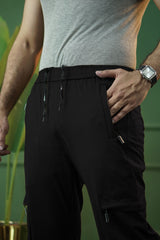 Imported 4 Pocket Straight Fit Trouser - Black