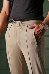 Poplin Straight Fit Trouser - Skin