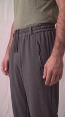 Imported Relax-Fit Lining Trouser - Dark Grey