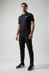 Adi Dry Fit Polo T-Shirt - Black