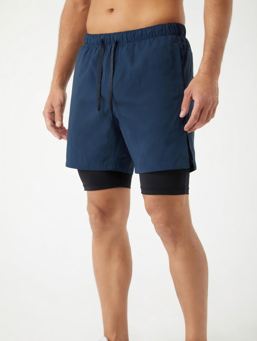 Imported Compression Shorts - Navy