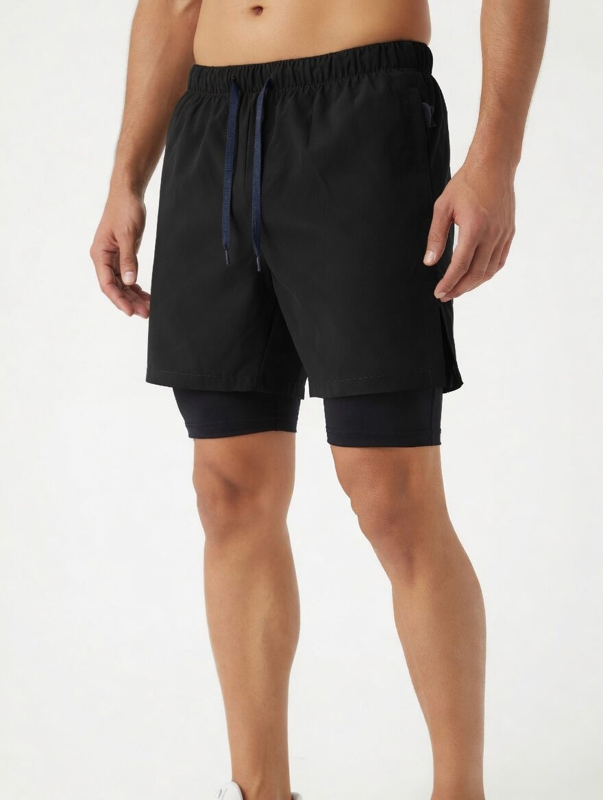 Imported Compression Shorts - Black